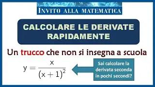 Calcolo della derivata: un trucco che non si insegna a scuola