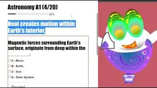 Astronomy Assessment 1 Question (3/20) Heat