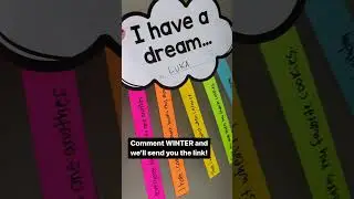 🌈 ☮️ Martin Luther King Jr art idea!