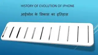 HISTORY OF EVOLUTION OF IPHONES आईफोन के विकास के इतिहास को जानें