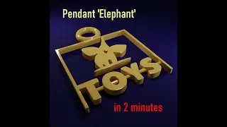 Pendant 'Elephant' in 2 minutes