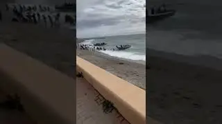 Illegal immigrants invade Spain through Adra (The province of Almería) #spain #illegal #immigrants
