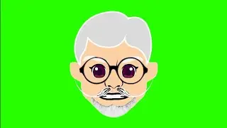 Old man green screen video,Old Man green screen effect,