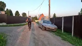 Вело поездка по просёлочной дороге. 2ч.