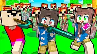 MİNECRAFT AMA KOLSUZ KALDIK 😮 HAYATTA KALMAK İMKANSIZ ❌