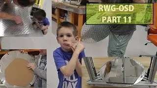 RWG OSD #11 Making The Bed Plate And Cutting Glass! OverSize Delta 3D Printer Build.