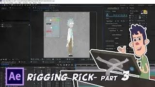 Rigging Rick from Rick and Morty in After Effects Part 3- Platanoz Tutorial
