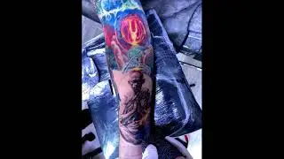 Магическая татуировка монаха во вселенной | DNA in Universe Tattoo | 