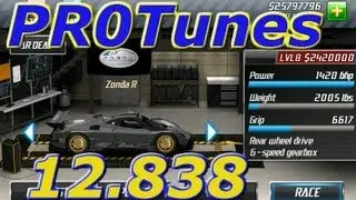 Drag Racing v1.6 Pagani Zonda R 12.838 LVL 7