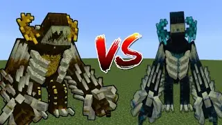 Lorden vs Dinosaur Warden in Minecraft Mob Battle