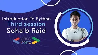 Introduction to python third session