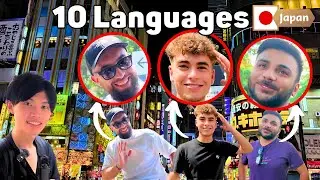 Japanese Polyglot SUDDENLY Speaks Everyone's Native Language in Tokyo! 🇯🇵