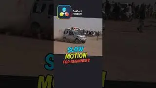 How to Create Slow Motion in DaVinci Resolve for Beginners!
