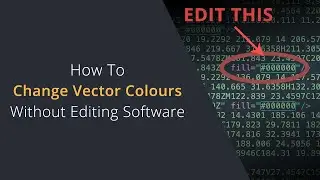 How To Change The Colour of an SVG Vector File Without Expensive Paid Design Software or a Designer