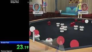 Game Party 3 (Wii) - Bumper Ball Single Game in 0:39 (60fps)