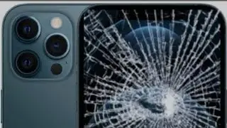 iPhone 12 pro Max LCD brokan Hyreplacement LCD