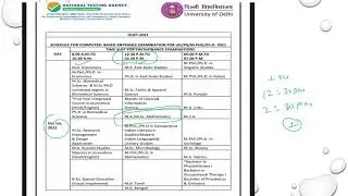 DUET 2021 || M.A./M.sc.(Mathematics) Entrance Date Confirm By NTA|| Delhi University Entrance Test