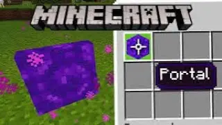 (1.20) How To Get A Portal Block In Minecraft