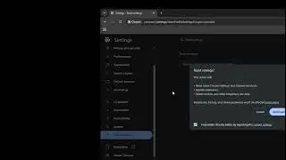como restaurar (limpiar Google Chrome) 