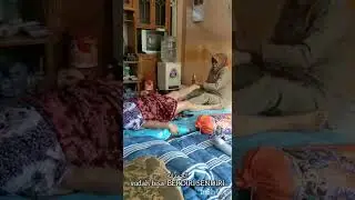 Mba Feny sedang terapi strouk karena saraf kejepit