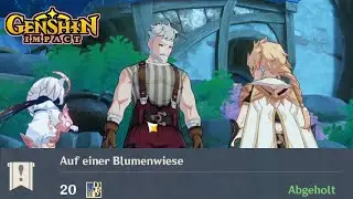 Genshin Impact - Auf einer Blumenwiese, Rezept: Tasses-Ragout erhalten, Weltauftrag in Fontaine🔥