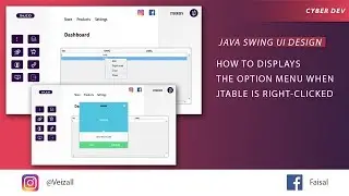 How to Display Option Menu When Jtable is Right-Clicked
