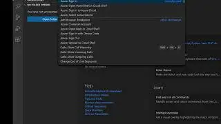 VS Code - Signing into Azure Cloudshell