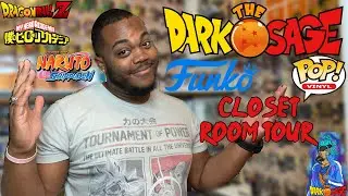 THE DARK SAGE’S FUNKO POP! CLOSET ROOM TOUR | Dragon Ball Z, My Hero, & Other Anime Funko Pops!