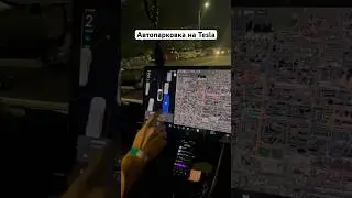 Tesla car park 