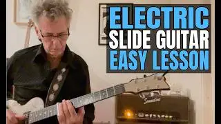 Electric Slide Guitar Lesson with my Trussart Silver Magnolia