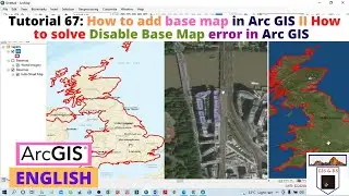 How to add base map in ArcGIS II Base Map Error II How to solve disable base map error in ArcGIS