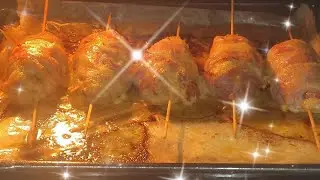 КУРИНЫЕ РУЛЕТЫ С БЕКОНОМ.
