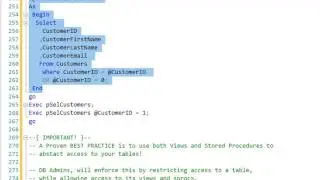 Stored Procedures-04 Stored Procedures For Abstraction