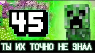 45 ФАКТОВ О КРИПЕРЕ КОТОРЫЕ ВЫ ТОЧНО НЕ ЗНАЛИ