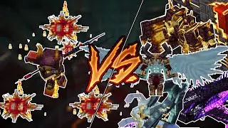 Minecraft's ULTIMATE VFX WEAPON MOD (Celestisynth) Vs CATACLYSM BOSSES!