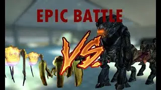 Gmod NPC Battles #4: Alien Swarm VS Xen Aliens