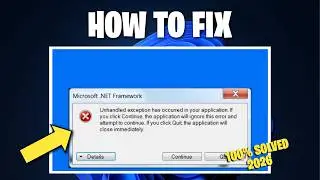 FIXED Unhandled Exception Has Occurred in Windows 10/11 (Step-by-Step)