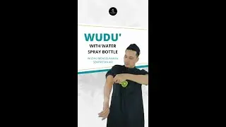Wudhu  with spray bottle