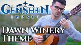 Dawn Winery Theme (Genshin Impact) | Classical Guitar Cover