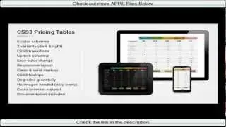 Responsive CSS3 Pricing Tables