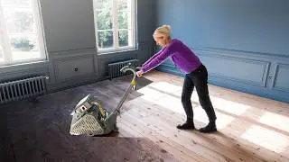 Restoring a 200 year old Wooden Floor (looks like new) - Chateau Master Suite Transformation.