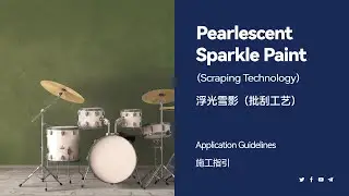 Special Scraping Technique for Vanlei Pearlescent Sparkle Paint: Not Your Usual Application