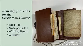 4 Junk Journal Embellishment Tips and Final Touches for the Gentleman's Journal