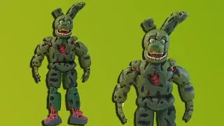 СПРИНГТРАП FNAF3/UCN/FNAF HELP WANTED (REMAKE) из пластилина