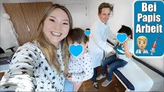 Wir besuchen Justus bei der Arbeit 👨🏼‍⚕️ Untersuchung beim Arzt mit 3 Kindern | VLOG | Mamiseelen