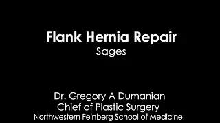 Direct repair of flank incisional hernias with mesh strips