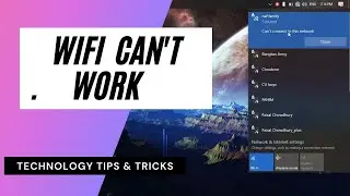Wi-Fi Cannot Connect With Laptop / Pc.