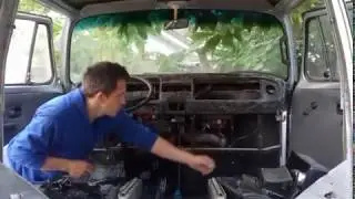 vw kombi #2 (como quitar tablero de combi 1800)