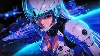 2077 INTERSTELLAR WAR // Synthwave, Dark Cyberpunk, Cinematic Sci-Fi, Ambient Chillwave