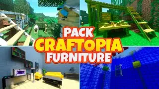 🐶📦🛋 PACK ADDON CRAFTOPIA FURNITURE para MINECRAFT BEDROCK PE +1 20 🐶📦🛋
